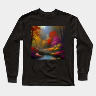 Maple Leaf Summer to Autumn Long Sleeve T-Shirt